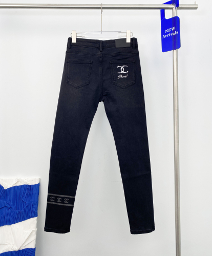 2022 autumn new women's skinny jeans black