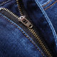 Slim Fit Stretch Jeans blue denim pants 139#