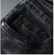 Salvatore Ferragamo men's jean black 6002