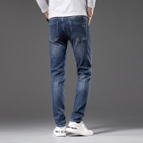 men's Regular fit Jean blue Q9523#