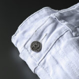men's denim shorts white 631#