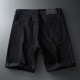 Armani men's denim shorts black 631#