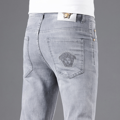 spring and summer thin men's jeans 9500