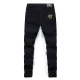 VERSACE Men's Slim Fit Stretch Jeans black k666