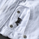 Armani men's denim shorts white 631#