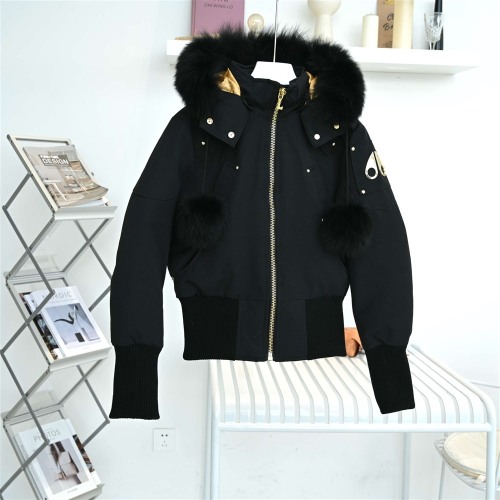 Gold Ballistic Bomber Neoshear women's thickened warm down jacket black 03