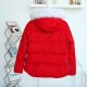 Original Shippagan women's thickened warm down jacket red 05