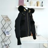 Gold Ballistic Bomber Neoshear women's thickened warm down jacket black 03