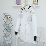 Original Stirling thickened warm mid-length women's Parka Fur down jacket white 01