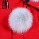 Original Stirling thickened warm mid-length women's Parka Fur down jacket red 01