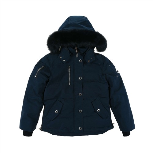 Original Shippagan women's thickened warm down jacket dark blue 05