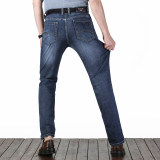 Spring and summer thin men's stretch business straight jeans 862#