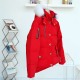 Original Shippagan women's thickened warm down jacket red 05