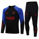Jordan adult Paris Saint-Germain F.C. 2022-2023 Mens Soccer Jersey Quick Dry Casual long Sleeve trousers suit black blue