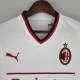 adult AC milan away 2022-2023 Mens Soccer Jersey Casual Short Sleeve T-Shirt white red