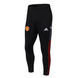 adult Manchester United F.C. 2022-2023 Mens Soccer Jersey Quick Dry Casual long Sleeve trousers suit black