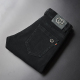 Gucci men's Washed Regular fit Jeans black Q9207#