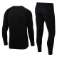 Jordan adult Paris Saint-Germain F.C. 2022-2023 Mens Soccer Jersey Quick Dry Casual long Sleeve trousers suit black