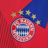 adult Fußball-Club Bayern München Bundesliga 10th consecutive championship version 2022-2023 Mens Soccer Jersey Casual Short Sleeve T-Shirt red