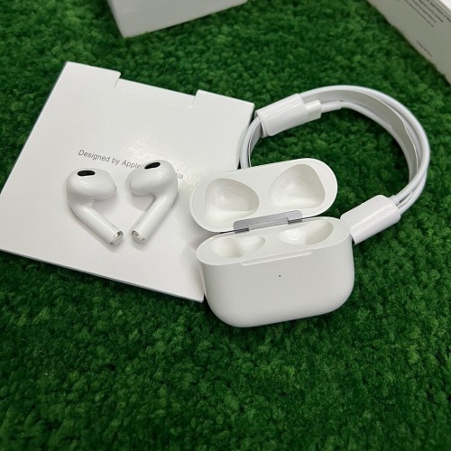 Apple AirPods (3nd Generation) Wireless Earbuds with Lightning Charging Case Included. Over 24 Hours of Battery Life, Effortless Setup. Bluetooth Headphones for iPhone
