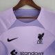 adult Liverpool F.C. Goalkeeper 2022-2023 Mens Soccer Jersey Casual Short Sleeve T-Shirt purple