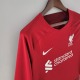 Nike adult Liverpool F.C. home 2022-2023 Mens Soccer Jersey Casual Long sleeve T-shirt dark red