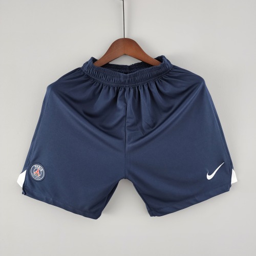 adult Paris Saint-Germain F.C. home 2022-2023 Mens Soccer Jersey Casual Shorts sapphire