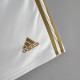 Adidas adult Fußball-Club Bayern München away 2022-2023 Mens Soccer Jersey Casual Shorts white gold