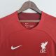 adult Liverpool F.C. home 2022-2023 Mens Soccer Jersey Casual Short Sleeve T-Shirt red