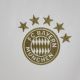 adult Fußball-Club Bayern München away 2022-2023 Mens Soccer Jersey Casual Short Sleeve T-Shirt white gold