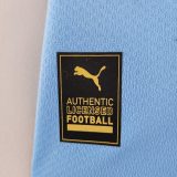 Puma adult Manchester City F.C. home 2022-2023 Mens Soccer Jersey Casual Short Sleeve T-Shirt blue
