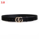 Genuine leather slide buckle Belt