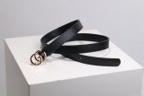 Genuine leather slide buckle Belt
