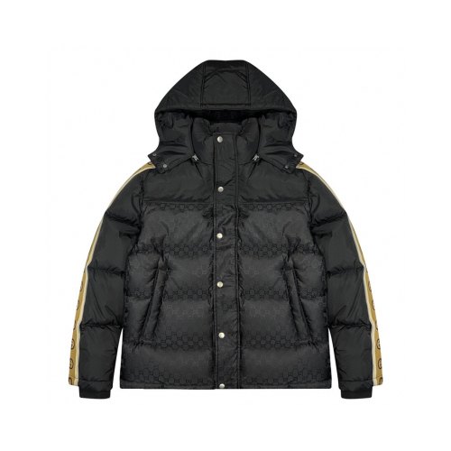 adult winter women's thickened warm down jacket black