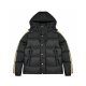 adult winter women's thickened warm down jacket black
