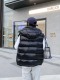 adult winter thickened warm hooded Down vest black