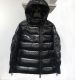 adult women's winter thickened warm down jacket black