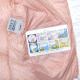 adult women's winter thickened warm down jacket white pink