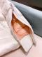 adult women's winter thickened warm down jacket white pink