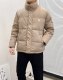 NY men's winter Short down jacket khaki