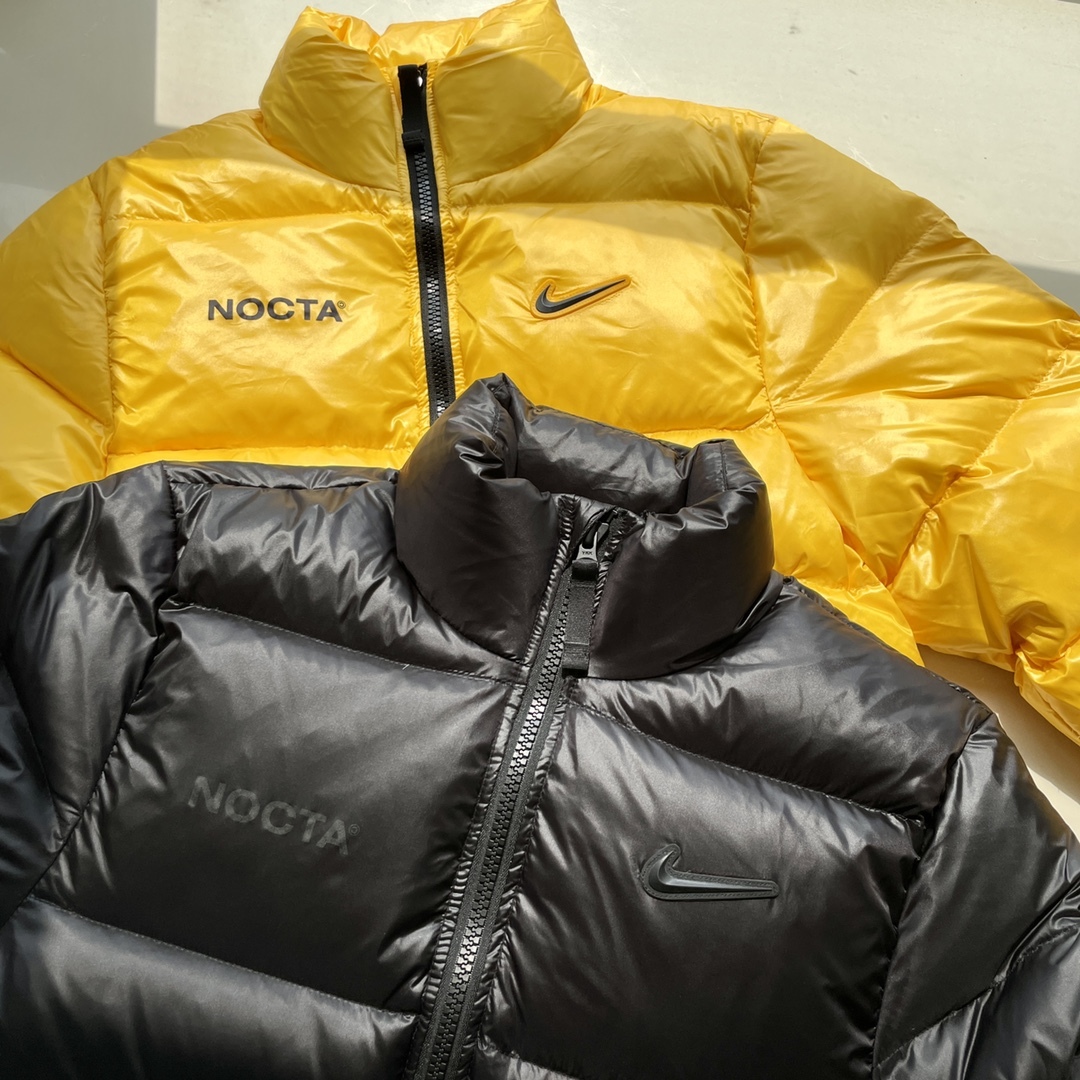 Nike x Drake NOCTA Puffer Jacket Black & Yellow