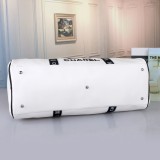 Smooth Leather Travel bag white 86502