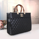 Chanel Deauville Tote Shopping Bag Quilted 8010