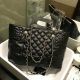 Chanel Deauville Tote Shopping Bag Quilted 859