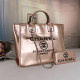Deauville Tote Shopping Bag Smooth Leather 966