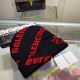Allover Logo beret Knit Cap Cuffed Beanie Winter Soft Warm Unisex 205