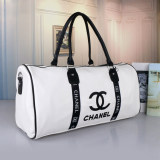 Smooth Leather Travel bag white 86502