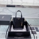 Yves Saint Laurent Original Cowhide Shopping Bag Crinkled Vintage Leather