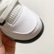 Nike child air jordan 4 white grey