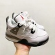 Nike child air jordan 4 white grey